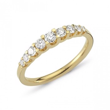 Nuran 14 kt rødguld diamant alliance ring, fra Empire ring serien med 0,50 ct diamanter Wesselton / SI